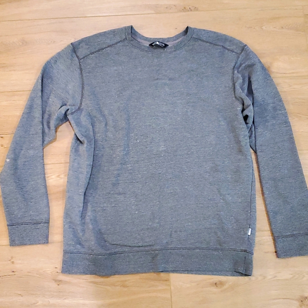 Mens Grey North Face Crew Neck Sweater XL